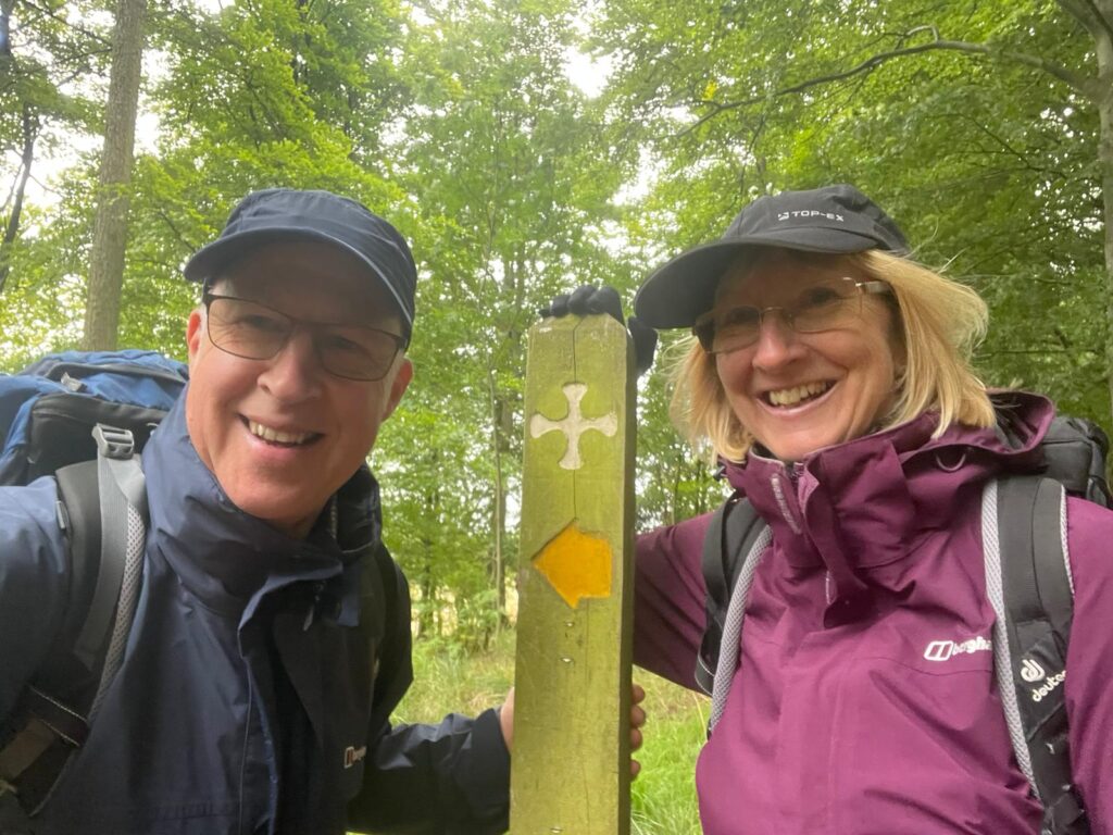 St Cuthbert's Walk with fellow Catenians